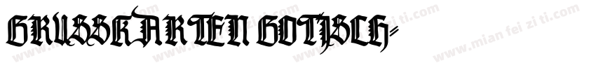 GRUSSKARTEN GOTISCH字体转换